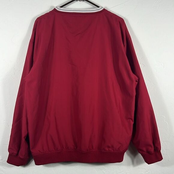 🔥🏈 Vintage OKLAHOMA SOONERS Pro Player Embroidered Pullover Jacket Sz Lg - EUC - Picture 4 of 11